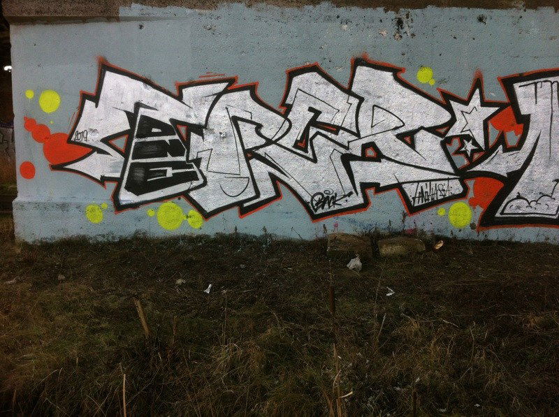 Graffiti Wall - Photo by Typa1 - Wrocław, typer, black (2019)