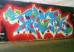 Graffiti in WROCŁAW - Photo by Typa1 - Typer, black