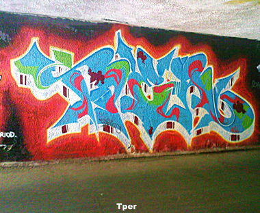 Graffiti in WROCŁAW - Photo by Typa1 - Typer, black