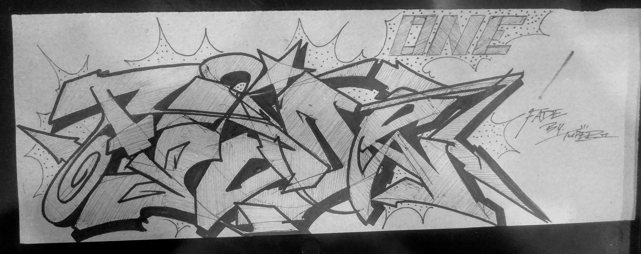 Graffiti Wall - Photo by Typa1 - Typer, black