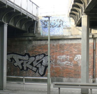 Graffiti Bombing - Photo by Tysn