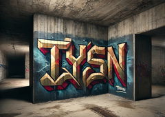 Graffiti Bombing - Photo by Tysn