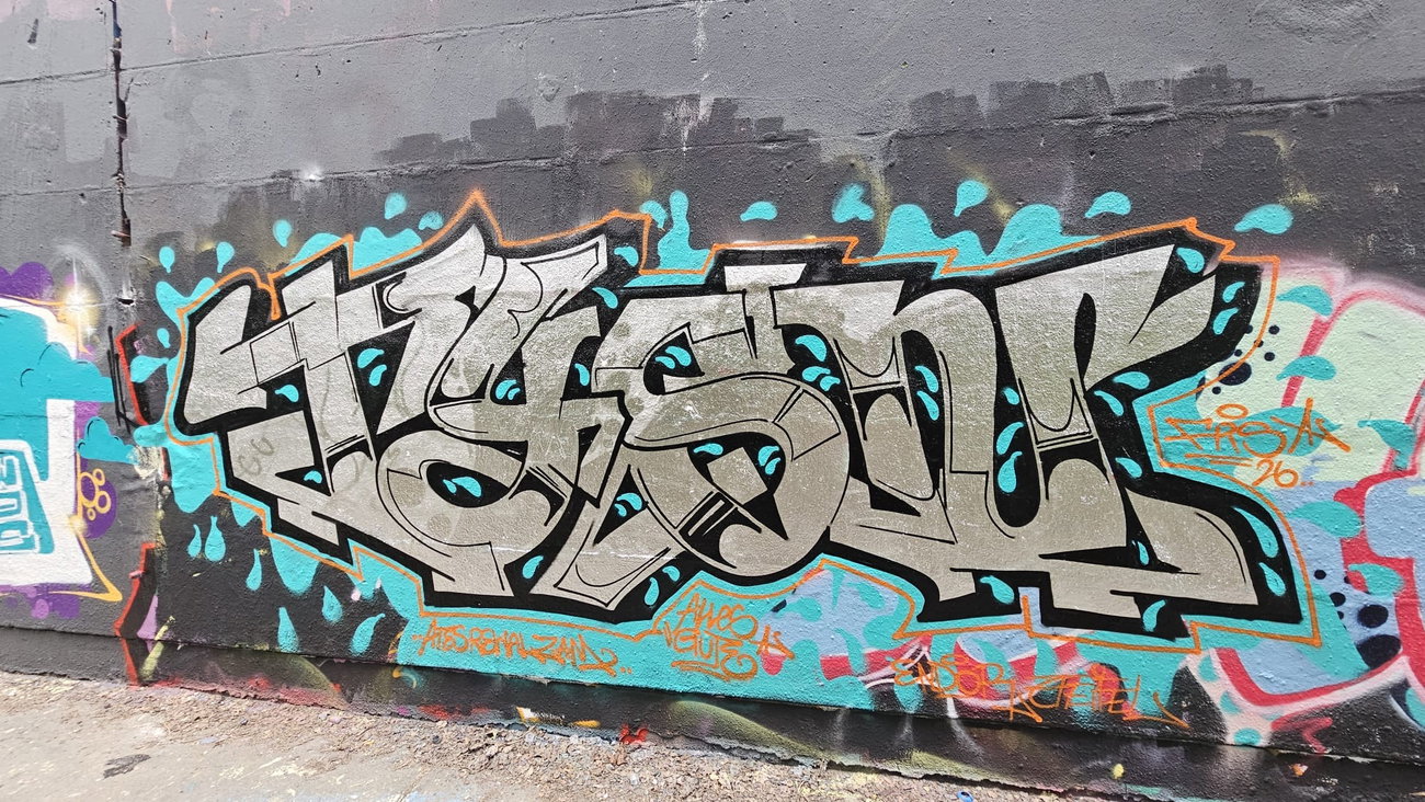 Graffiti Wall in Berlin - Photo by Tysn - tysn, endor, rewal (2026)