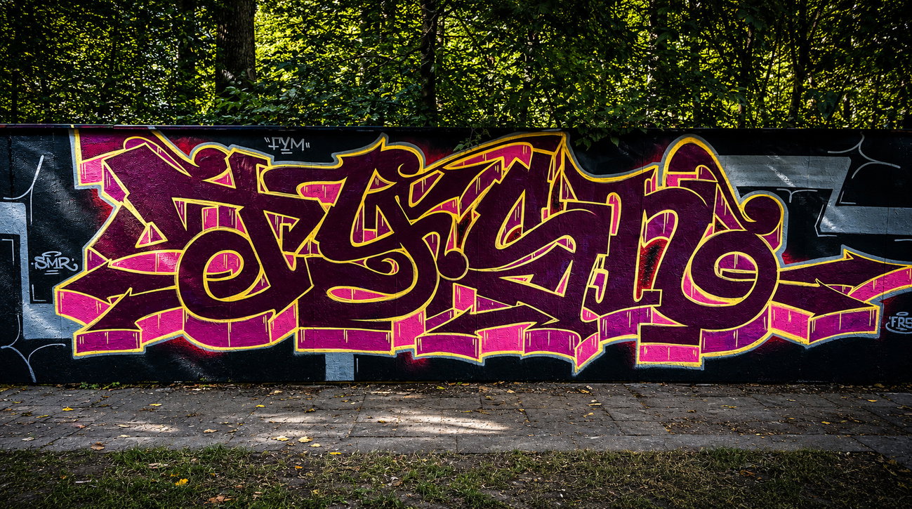 Graffiti Wall in Berlin - Photo by Tysn - tysn, tysn666, frs (2026)
