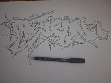 Graffiti Sketch in Berlin - Photo by Tysn - tysn, lazy, frs (2026)
