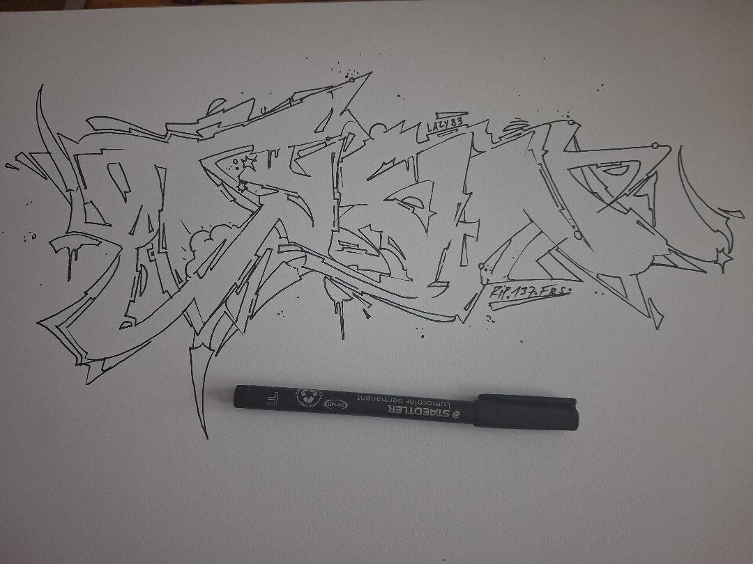 Graffiti Sketch in Berlin - Photo by Tysn - tysn, lazy, frs (2026)