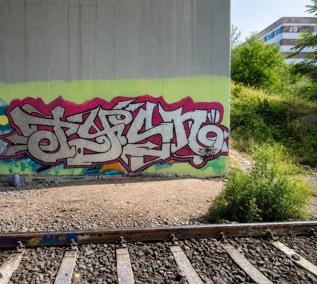 Graffiti Wall in Berlin - Photo by Tysn - tysn, frs, rip (2026)