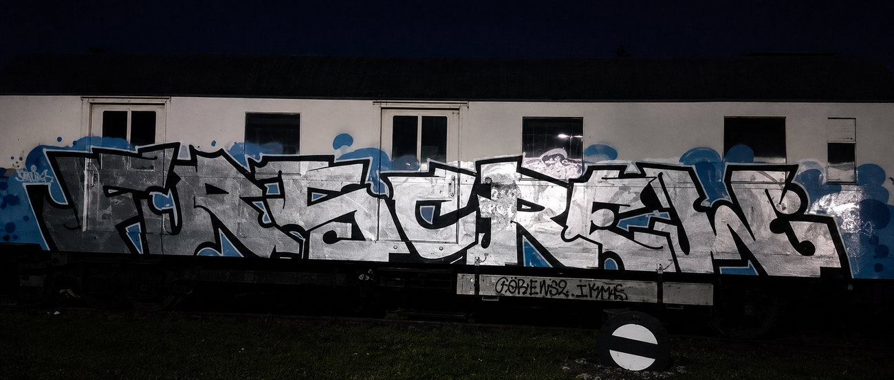 Graffiti Train in Berlin - Photo by Tysn - frscrew, frs, train (2017)