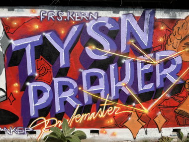 Graffiti Wall in Berlin - Photo by Tysn - tysn666, tysn, prak (2023)