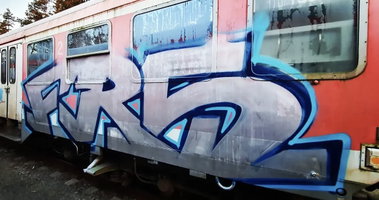 Graffiti Train in Berlin - Photo by Tysn - frs, train, db (2019)