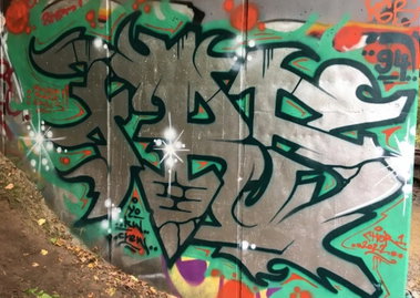 Graffiti Bombing - Photo by Tysn - frs, freaks (2022)