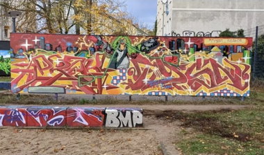 Graffiti Wall in Berlin - Photo by Tysn - tysn, frs, ripcrew (2024)