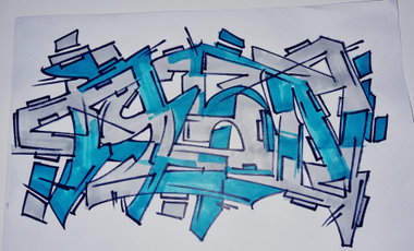 Graffiti Sketch in Berlin - Photo by Tysn - tysn, endor, frs (2025)