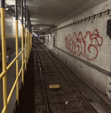 Graffiti Bombing in Berlin - Photo by Tysn - tysn, frs, rip (2026)