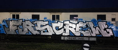 Graffiti Train in Berlin - Photo by Tysn - frs, freaks (2023)