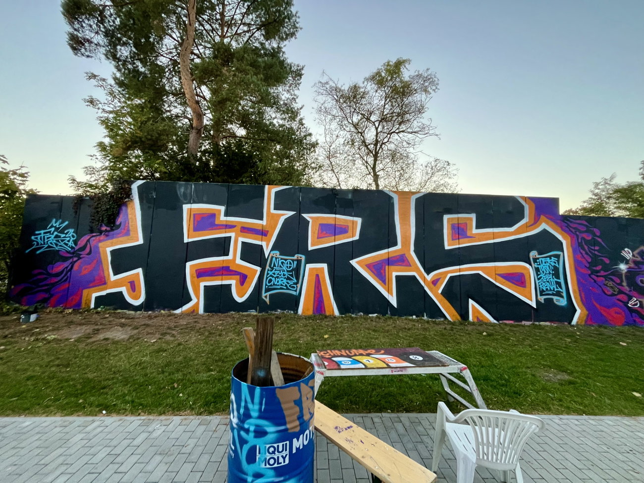Graffiti Wall in Berlin - Photo by Tysn - frs, berlin (2026)
