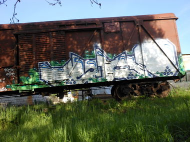 Graffiti Train - Photo by UGMCRU - ugm (2013)