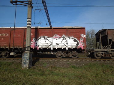 Graffiti Train - Photo by UGMCRU - ugm (2012)