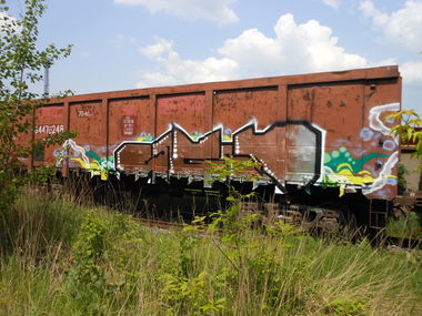 Graffiti Train - Photo by UGMCRU (2014)