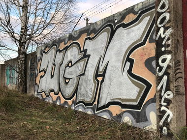 Graffiti Wall - Photo by UGMSquad - walls, line (2019)