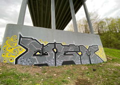 Graffiti Wall in Velikie luki - Photo by UGMSquad - graffitibridge (2022)