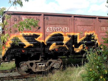 Graffiti Train - Photo by UGMSquad - fr8 (2012)