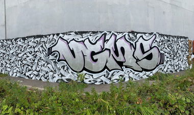 Graffiti Wall in Великие Луки - Photo by UGMSquad - graffiti, graffitionthewall, bombing (2021)