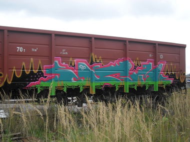 Graffiti Train - Photo by UGMSquad - fr8 (2012)