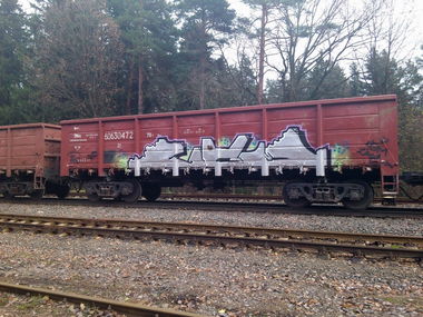 Graffiti Train - Photo by UGMSquad - fr8 (2012)