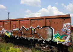 Graffiti Train - Photo by UGMSquad - fr8 (2013)