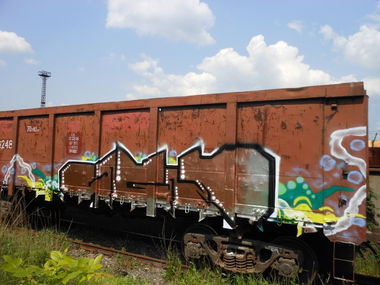 Graffiti Train - Photo by UGMSquad - fr8 (2013)