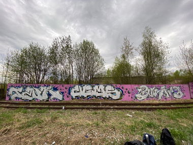 Graffiti Wall in Великие Луки - Photo by UGMSquad - graffiti, wall (2022)