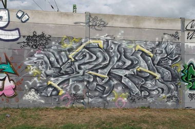 Graffiti Wall in Budapest - Photo by URNone