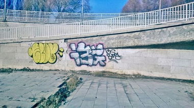 Graffiti Bombing - Photo by URNone