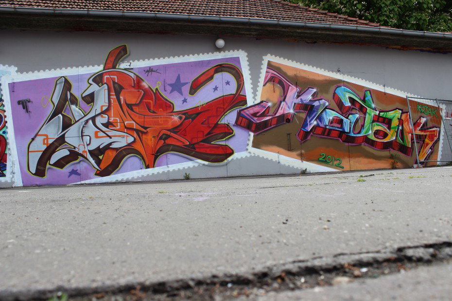 Graffiti Wall in potsdam - Photo by UROKone - urok, tumz, smut (2012)