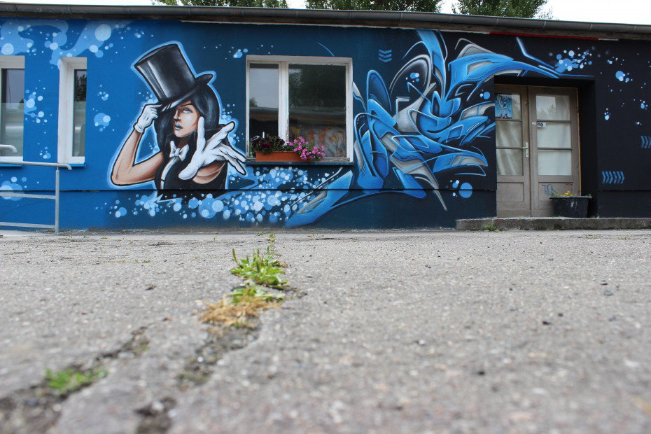 Graffiti Wall in potsdam - Photo by UROKone - urok, tumz, smut (2012)