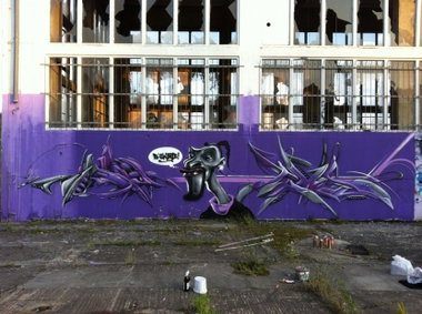 Graffiti Wall in Potsdam - Photo by UROKone - Urok, smut, tumz (2012)
