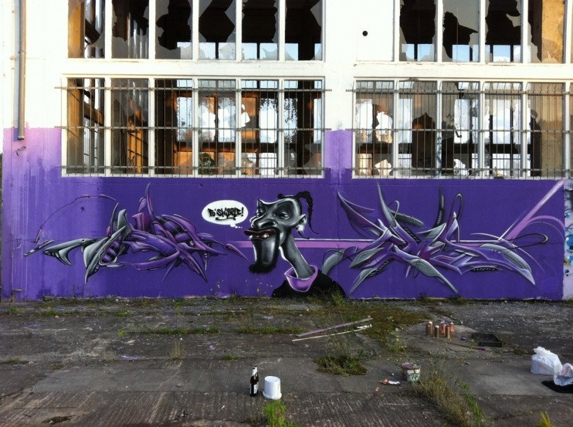 Graffiti Wall in Potsdam - Photo by UROKone - Urok, smut, tumz (2012)