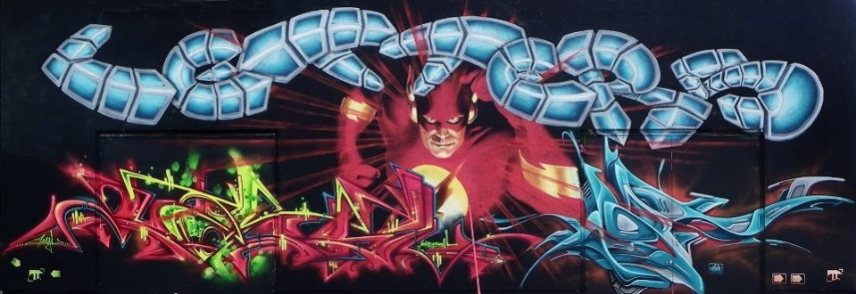 Graffiti Wall in Potsdam - Photo by UROKone - Urok, smut, tums (2012)