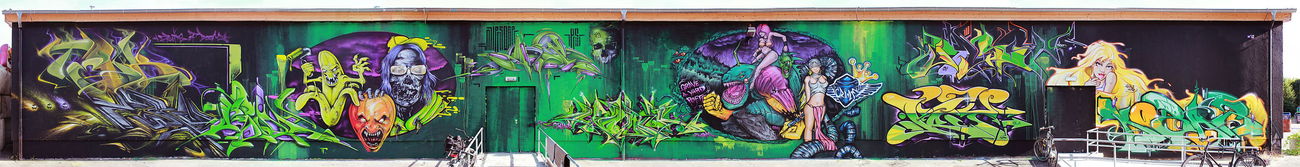 Graffiti Wall in Potsdam - Photo by UROKone