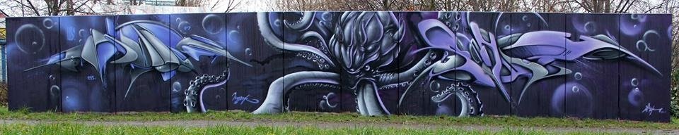Graffiti Wall - Photo by UROKone - Urok, smut, miesone (2013)