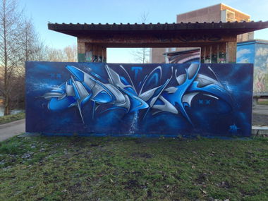 Graffiti Wall - Photo by UROKone - Urok, SMAT, miesone (2014)