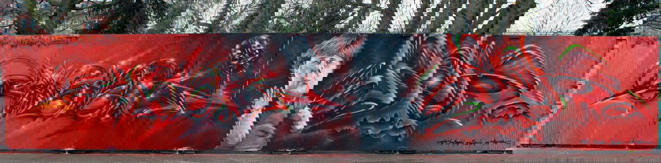 Graffiti Wall in Potsdam - Photo by UROKone - urok, tums, piecrew (2014)