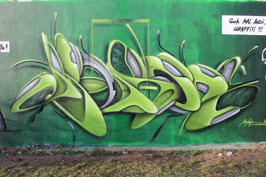 Graffiti Wall in Potsdam - Photo by UROKone - urok, tumz, tums (2014)