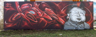 Graffiti Wall in Potsdam - Photo by UROKone - urok, tumz, smut (2014)