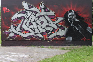 Graffiti Wall in Potsdam - Photo by UROKone - urok, smat, smut (2014)