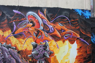 Graffiti Wall in Potsdam - Photo by UROKone - urok, smat, smut (2014)