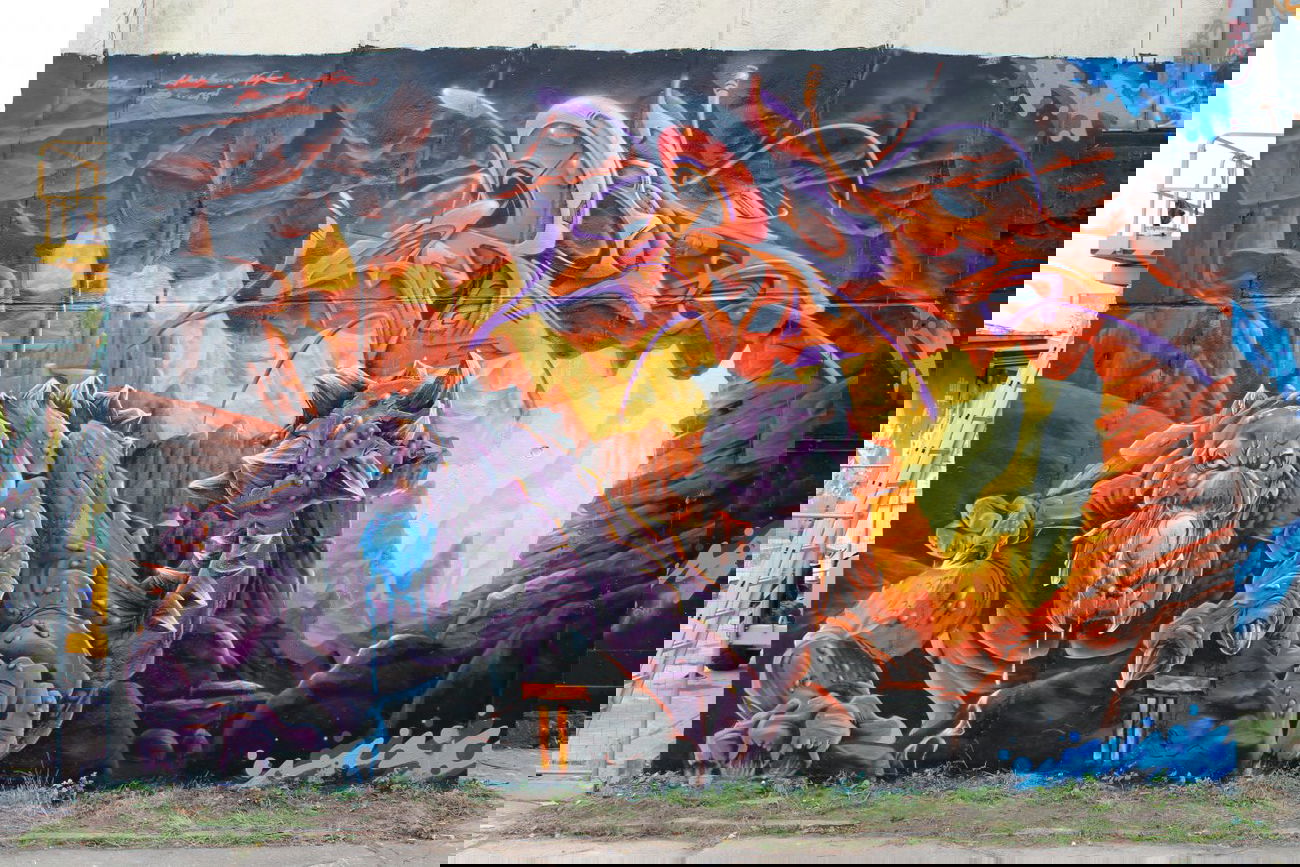 Graffiti Wall in Potsdam - Photo by UROKone - UROK, SMAT, SMUT (2014)