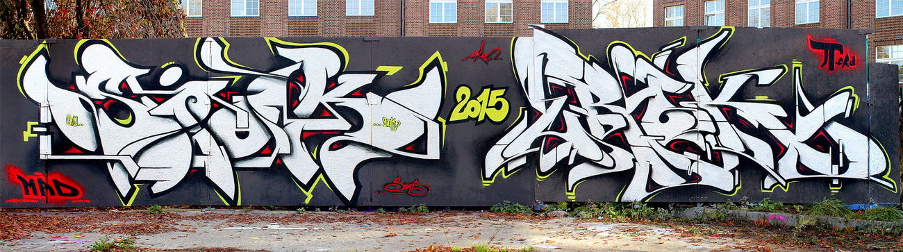 Graffiti Wall in Potsdam - Photo by UROKone (2015)