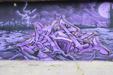Graffiti Wall - Photo by UROKone - UROK, smut, smat (2014)